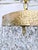 Vintage Brass Embossed Crystal Chandelier With Cascading Swedish Cut Prisms For Sale In New York - Image 6 of 8