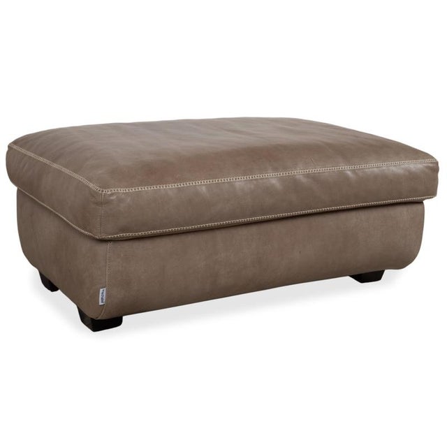 Valentino Corner Sofa and Ottoman in Brown Leather from Machalke, Set of 2 For Sale - Image 5 of 18