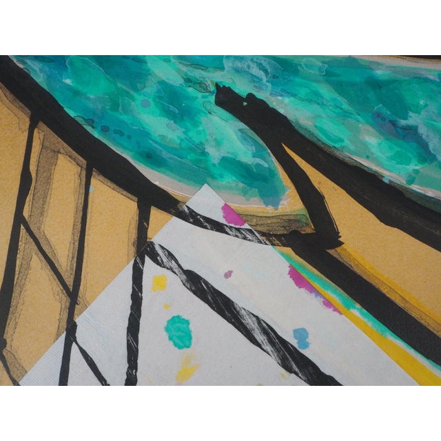 Jacques Poli, Perruches dans le jardin, Lithograph For Sale - Image 6 of 10