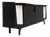 Extra Long Black Mid Century Modern Credenza | Custom Sideboard in the Style of Gio Ponti, C. 1960's For Sale