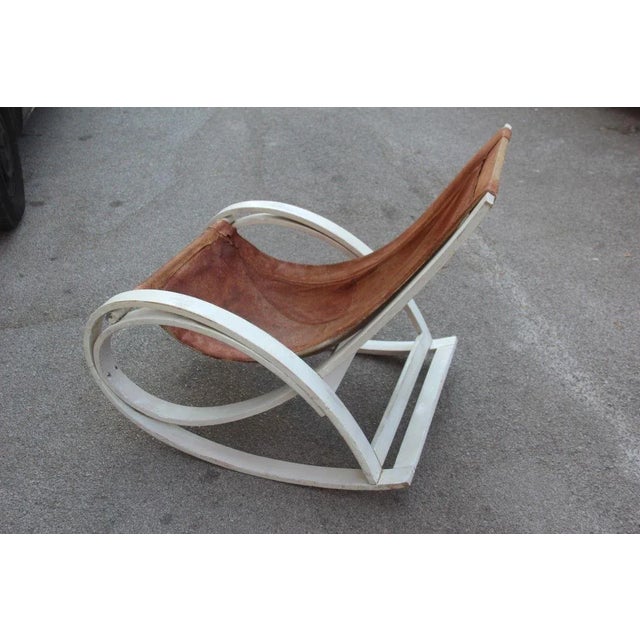 Sgarsul Rocking Chair by Gae Aulenti for Poltronova, 1960s For Sale - Image 9 of 18