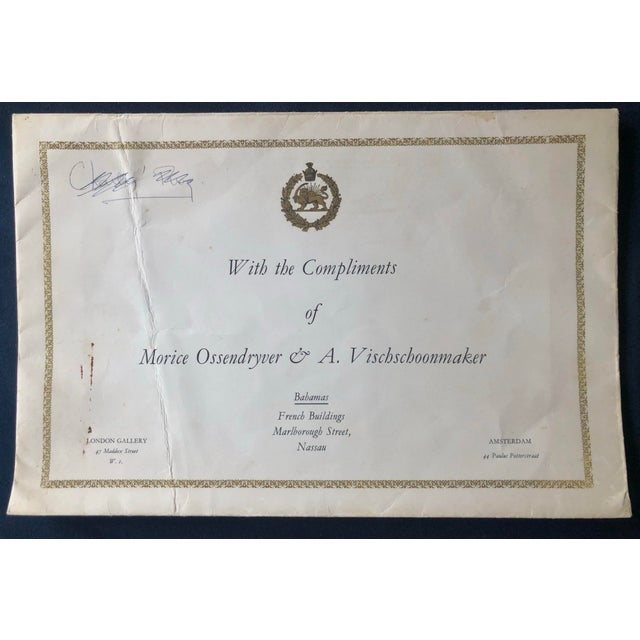 Large Antique Laver Kirman Oriental Tapestry Hand Made Wool and Silk 138 X 98 Inches For Sale In New York - Image 6 of 12