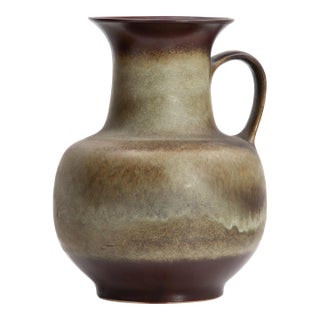 715 1960s Mid Century Floor Vase Earth Tone Steuler Keramik East Germany For Sale