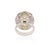 9.01ct Ethiopian Fire Opal, Multi-Sapphire and Diamond Antique 18k White Gold Ring Size 4 For Sale - Image 10 of 18