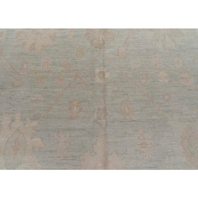 Oushak Rug 9'2" x 11'9" For Sale - Image 4 of 8