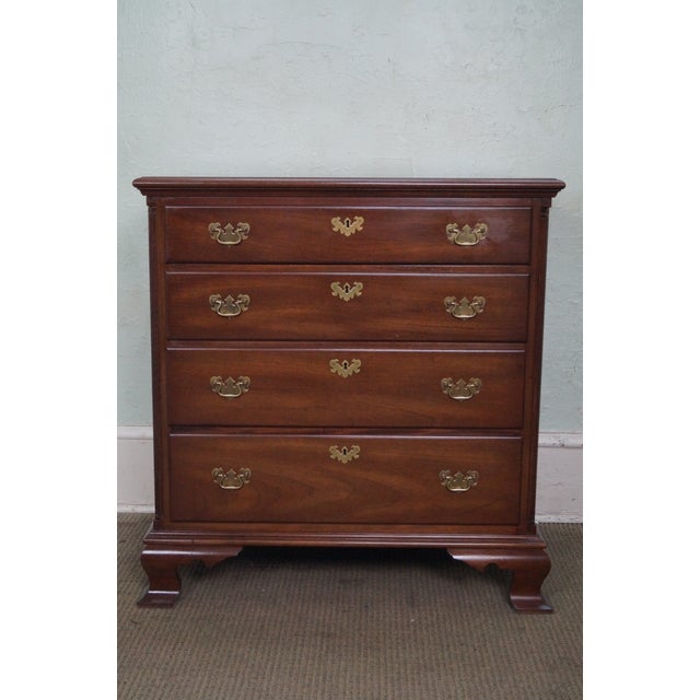 Kittinger Old Dominion Mahogany Chippendale Style Chest of Drawers