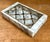This vintage marble and brass dresser tray beautifully exemplifies the refined elegance of mid-century decorative...