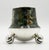 Green 1970s Rare Los Castillo Tripod Vase With Malachite, Lapis, Azurite & Turquoise Inlay For Sale - Image 8 of 18
