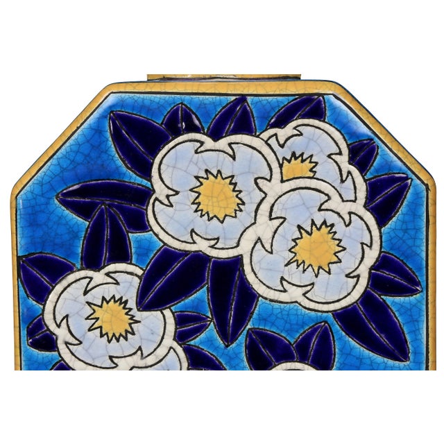 Art Deco Longwy Art Deco Pottery Vase For Sale - Image 3 of 9