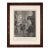 1828 Republished William Hogarth Engraving “King Henry the Eighth & Anna Bullen” in Victorian Walnut Frame For Sale