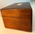 Antique Rosewood Jewelry Box With Lock and Key For Sale - Image 4 of 17