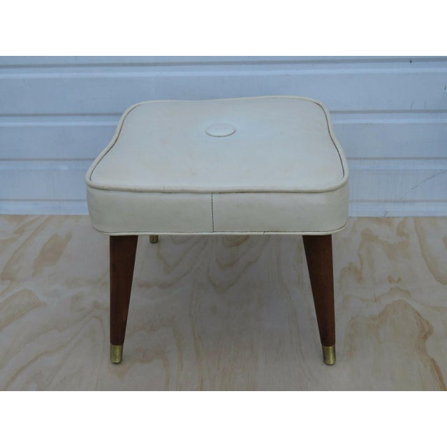 Mid Century Modern Ottoman Bench Footstool Chairish