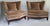 Donghia C2000 Donghia "Geneva" Collection Walnut Framed Club Chairs With Donghia Linen Velvet Textile -Pair For Sale - Image 4 of 16