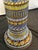 Franco Mari Deruta Hand-Painted Italian Maiolica Jardinière and Pedestal For Sale - Image 9 of 12