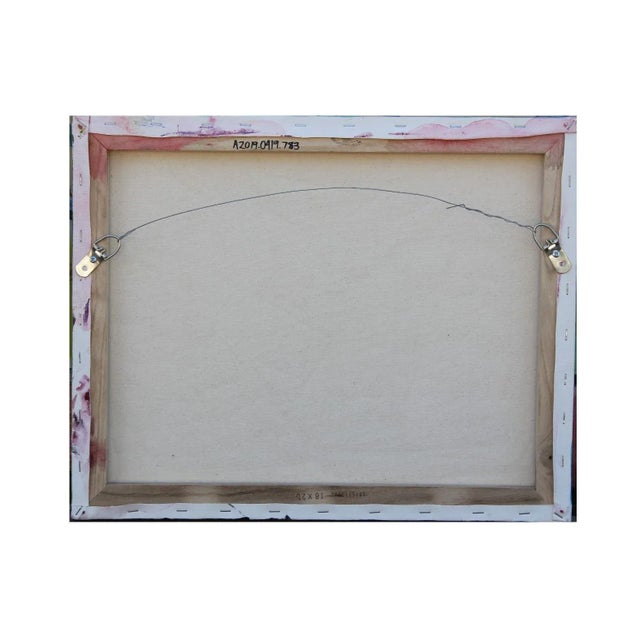 2010s "Rebuild the Temple #3" Colorful Abstract Assemblage Painting 2010s For Sale - Image 5 of 6