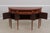 Federal Style D-Shape Walnut Inlaid Demi-Lune Server Sideboard For Sale - Image 4 of 18
