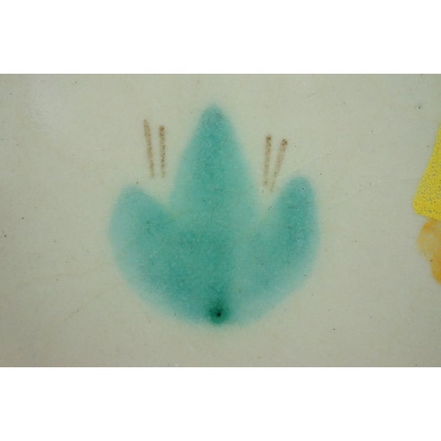 Musa Roma Majolica Ceramic Plate with Airbrush Decoration, 1900s For Sale - Image 15 of 18