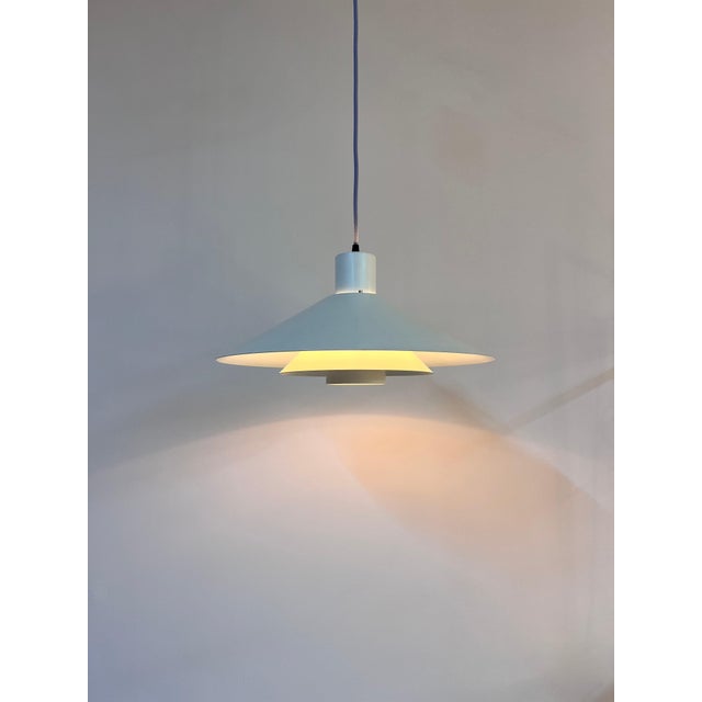 White Trapez Slatted Lamp by Christian Hvidt for Nordisk Solar For Sale - Image 8 of 10