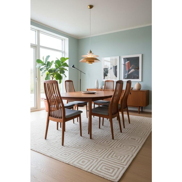 Dining Chair in Teak from Schou Andersen Møbelfabrik, Denmark, 1960s For Sale - Image 6 of 9