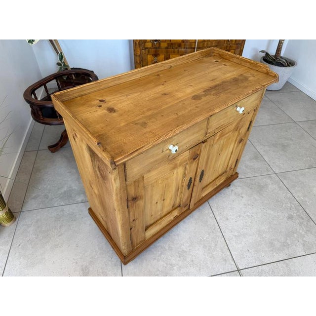 Rustic Shop Apothecary Cabinet For Sale - Image 13 of 14
