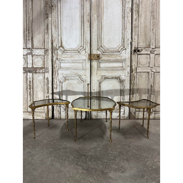 French Bronze Coffee Table from Maison Bagues, 1950s For Sale - Image 15 of 17