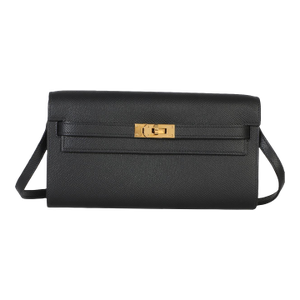 Black Epsom Kelly To Go Wallet GHW
