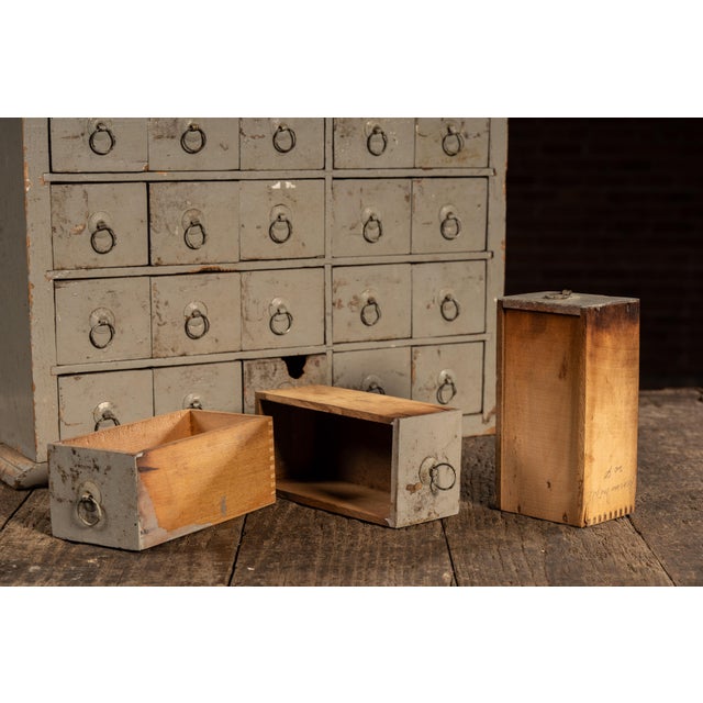 Late 19th Century Munyons Homeopathic Remedies Apothecary Cabinet For Sale - Image 4 of 17
