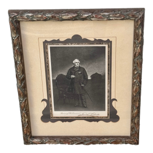 Framed Antique Engraving Titled “Portrait of Mr Corcoran”