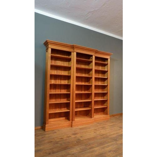 Vintage Wood Bookshelf, 1990s For Sale - Image 3 of 15