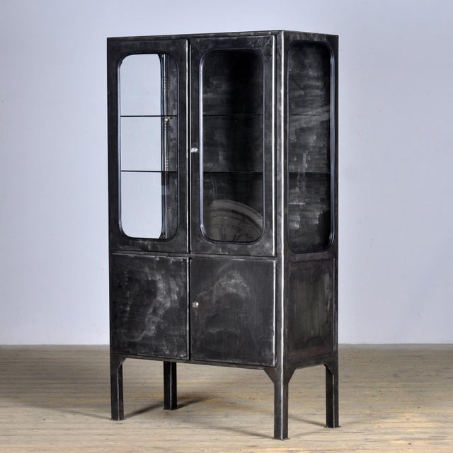 Polished Medical Cabinet, 1970s For Sale - Image 11 of 11
