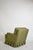Green Fabric Fringe Lounge Chair, 1960s For Sale - Image 3 of 5