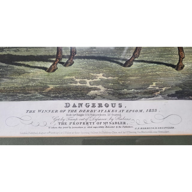 John Frederick Herring Sr, The Winner of the Derby Stakes at Epsom, 1833, Engraving For Sale - Image 3 of 9