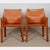 Brown CAB 413 Armchairs attributed to Mario Bellini for Cassina, 1970, Set of 2 For Sale - Image 8 of 9