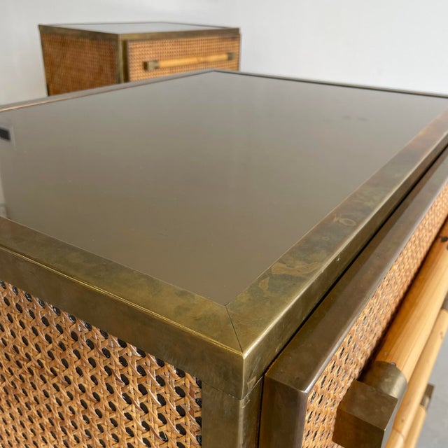 Brown Nightstands by Sandro Petti, 1975, Set of 2 For Sale - Image 8 of 12