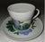 Mid-Century Modern Vintage 1970s Noritake Hawaiian Holidays Hula Pattern Cup & 5 Saucers - 6 pcs For Sale - Image 3 of 7