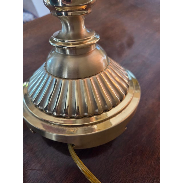 Vintage Brass Trophy Urn Lamp For Sale - Image 10 of 16