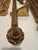 Set of Vintage TMS Gilded Gold Fleur-De-Lis Drapery Rods, Finials, Rings and Brackets For Sale - Image 4 of 12