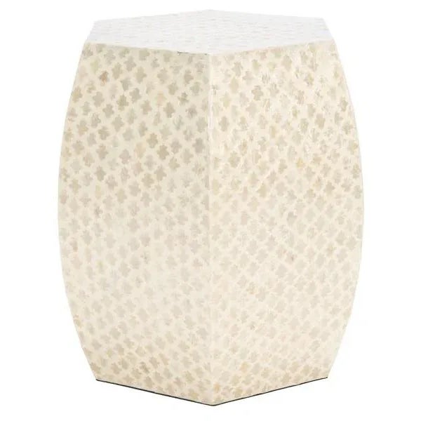 Contemporary Safavieh Rylie Accent Table - White For Sale - Image 3 of 9