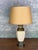 American Mid-Century Stiffel Ceramic and Brass Table Lamp, 1950s For Sale - Image 4 of 6