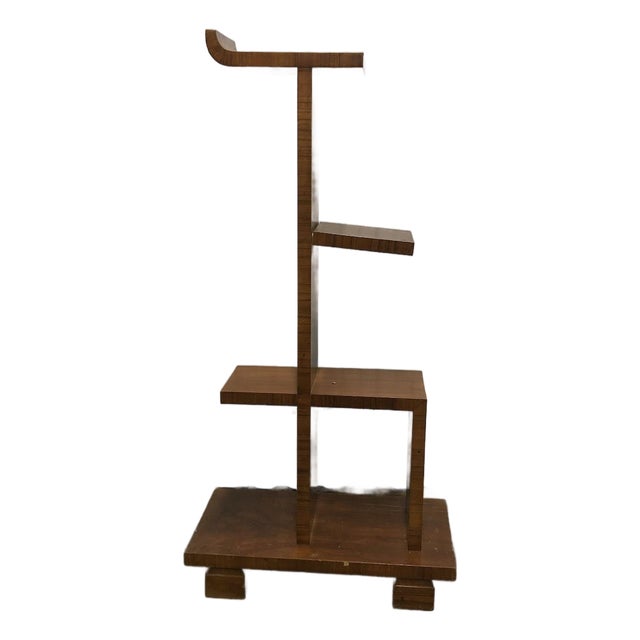 Antique French Sculptural Asymmetrical Mahogany Étagère For Sale
