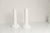 White Ceramic Candlesticks, 1970s, Set of 2 For Sale - Image 4 of 7