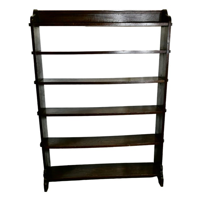 Large Arts and Crafts Bookcase in Oak, 1890s For Sale