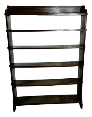 Large Arts and Crafts Bookcase in Oak, 1890s
