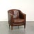 Sheepskin Armchair in a Deep Brown Color Finished with Black Piping For Sale - Image 13 of 13