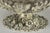 Metal Antique Victorian Japanese Silver Plated Rose Flower Repousse Nut Bowl Dish For Sale - Image 7 of 16