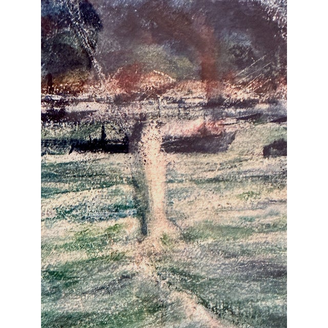 Mid 20th Century Pacific Theater Naval Battle in Watercolor by David Foster Pratt (1918-2010) For Sale - Image 5 of 9