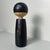 Black Sōsaku Kokeshi by Shinichiro Miyashita, 1980s For Sale - Image 8 of 9