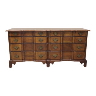 Century Mahogany Block Front Double Dresser; "The Henry Ford Museum" Collection For Sale