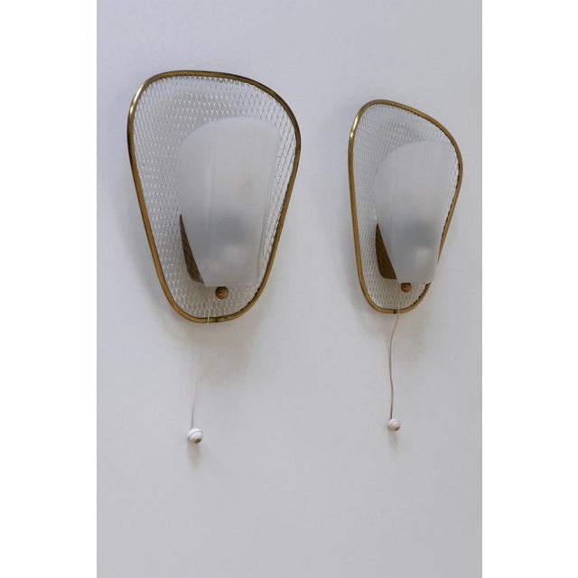Mid-Century Modern Wall Lamps, Germany, 1950s, Set of 2 For Sale - Image 12 of 18