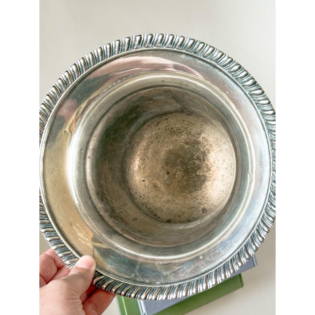 Silver Vintage English Regency Silverplate Trophy Urn Twin Handle Champagne Ice Bucket For Sale - Image 8 of 10
